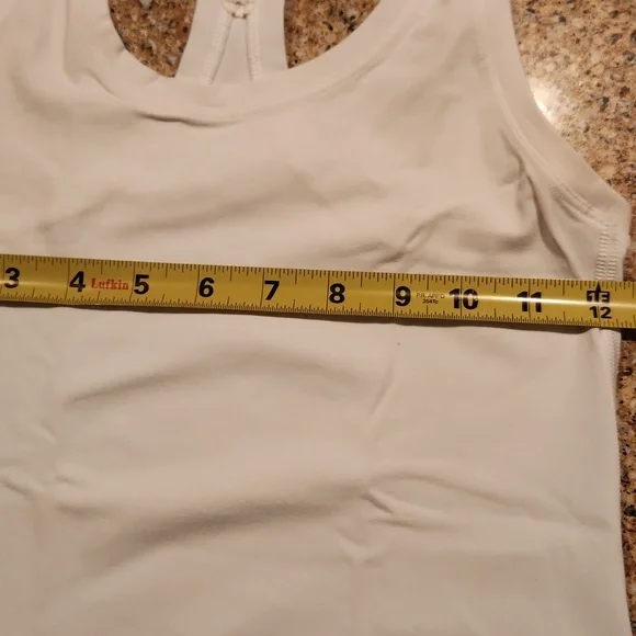 lululemon White Racerback Tank Top - Picture 7 of 7